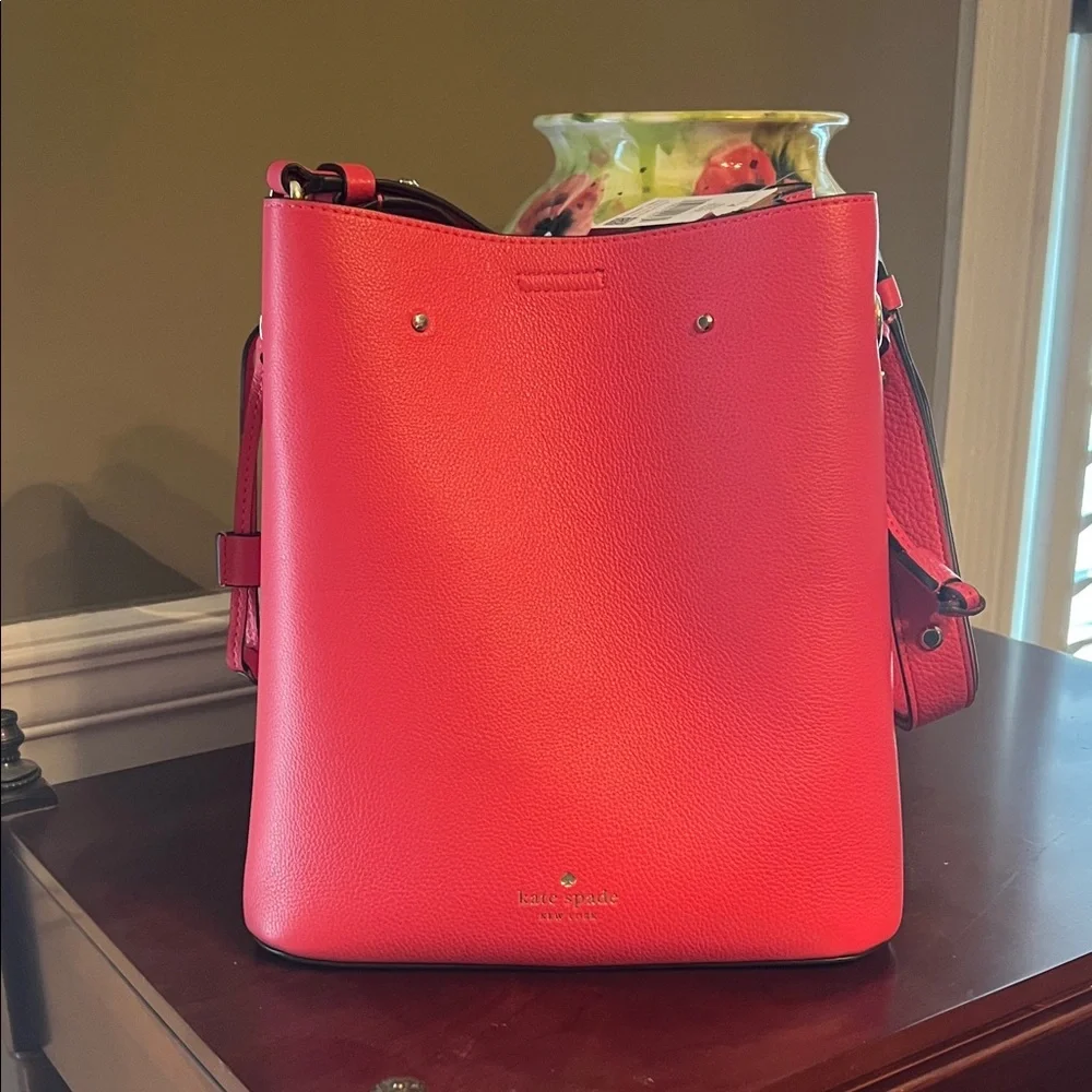 Kate Spade Marti Large bucket bag in watermelon